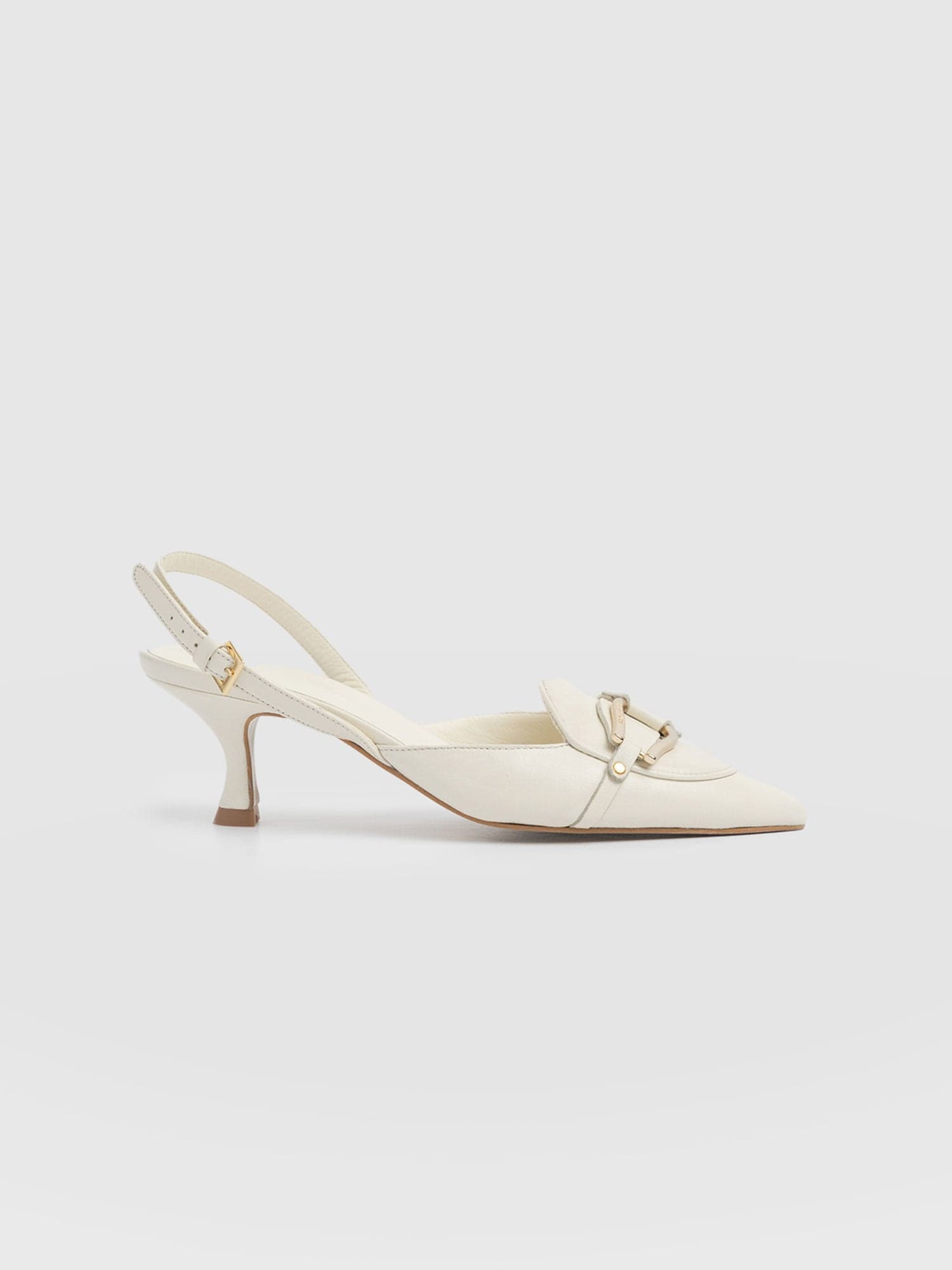 Bridget Sling Back Heels - Cream - Women's Sandalss | Saint + Sofia® USA